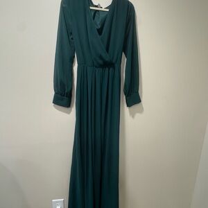 Baltic Born Deep Green Long Sleeve Dress